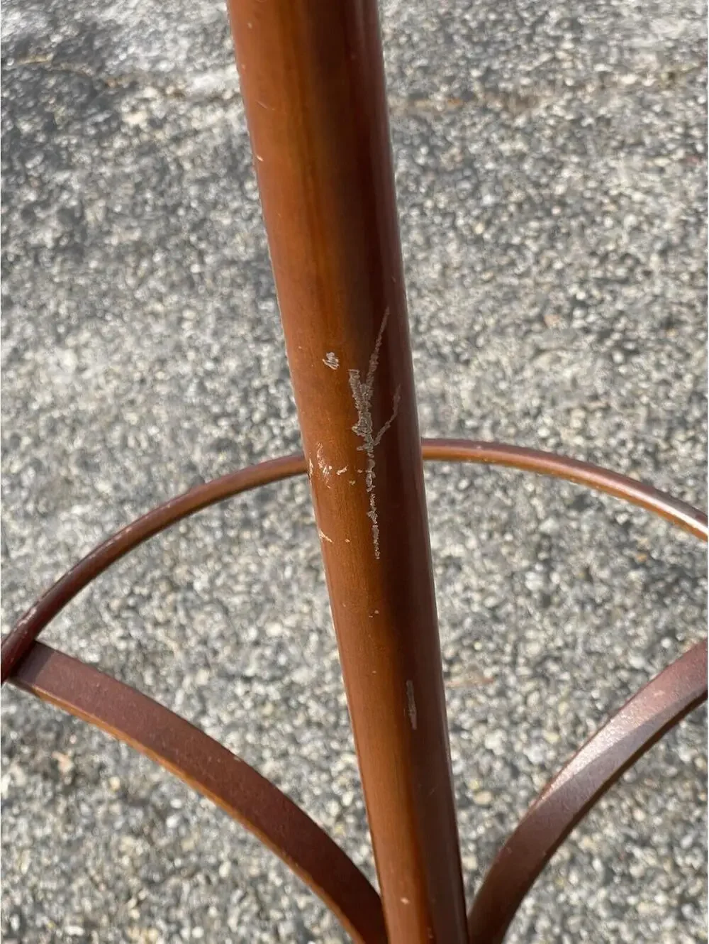 Vintage Iron Coat Rack Hat Stand Lone Star Western Texas Style Floor